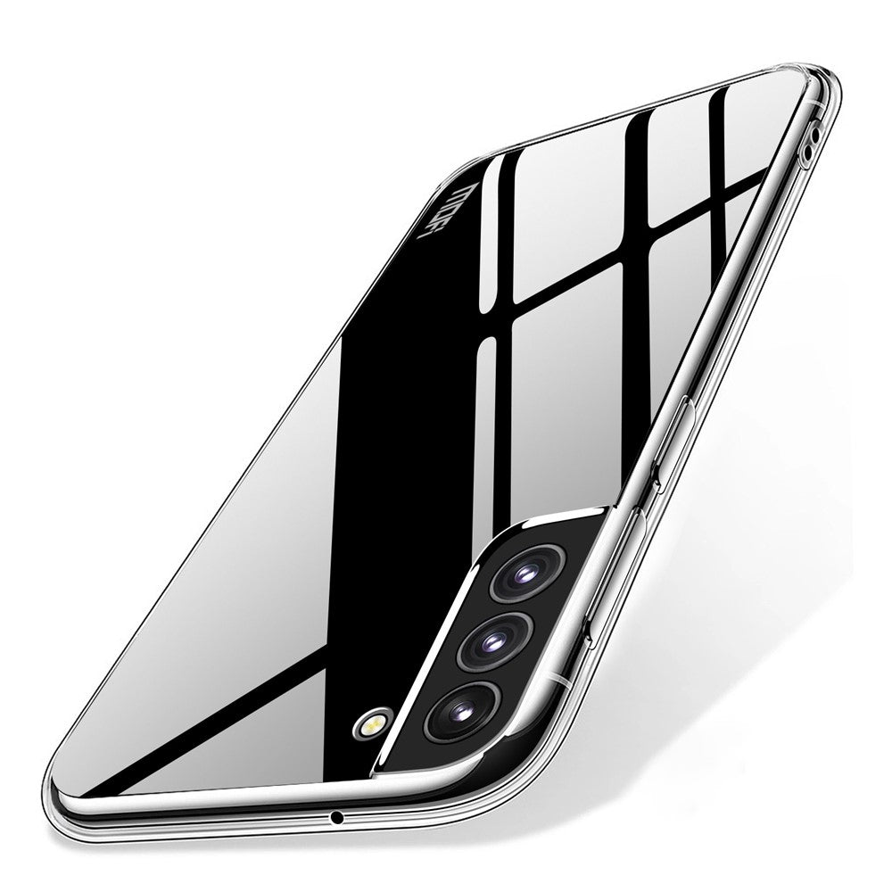 MOFI For Samsung Galaxy S22 5G HD Transparent Anti-dust Shockproof Soft TPU Cell Phone Case Protective Phone Shell