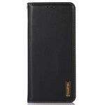 KHAZNEH Til Samsung Galaxy Xcover 6 Pro Nappa Tekstur Ægte Koskind Læder Pung Telefoncover Automatisk Lukkende Magnetisk Støttefod Cover
