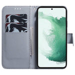 Samsung Galaxy A53 5G PU-läder Plånboksfodral med magnetisk stängning, 3D-mönstertryck, stativ och handledsrem