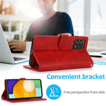 For Samsung Galaxy A33 5G Detachable 2-in-1 PU Leather Stand Wallet Phone Case with Wrist Strap