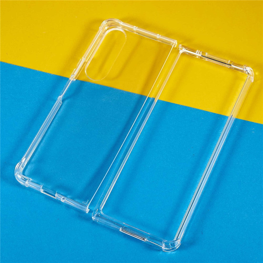 For Samsung Galaxy Z Fold3 5G Wear-Resistant Anti-Scratch Transparent Mobile Phone Cover Case