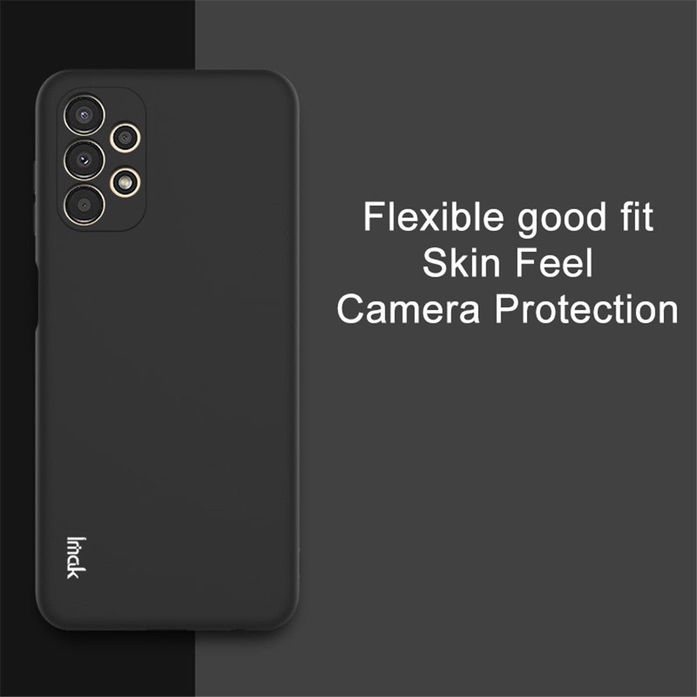 IMAK UC-2 Series til Samsung Galaxy A13 4G Stødsikkert Telefoncover Slidstærkt Ensfarvet Skin-touch Telefon TPU Beskyttelsesskal