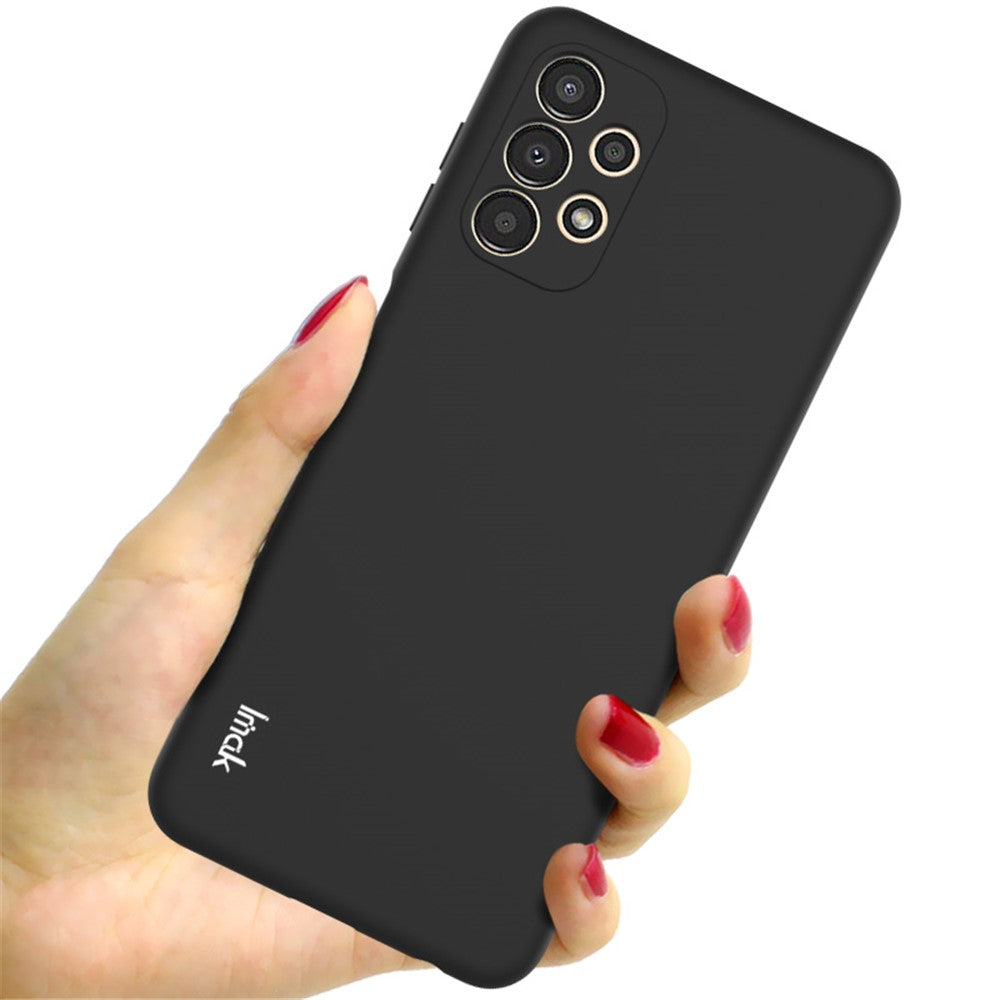 IMAK UC-2 Series til Samsung Galaxy A13 4G Stødsikkert Telefoncover Slidstærkt Ensfarvet Skin-touch Telefon TPU Beskyttelsesskal