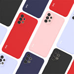 IMAK UC-2 Series til Samsung Galaxy A13 4G Stødsikkert Telefoncover Slidstærkt Ensfarvet Skin-touch Telefon TPU Beskyttelsesskal