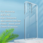 IMAK UX-5-serien för Samsung Galaxy A23 5G (Global version) / 4G, slitstarkt skyddande mjukt TPU-mobilskal med baksida och kameraskydd