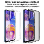 IMAK UX-5-serien för Samsung Galaxy A23 5G (Global version) / 4G, slitstarkt skyddande mjukt TPU-mobilskal med baksida och kameraskydd