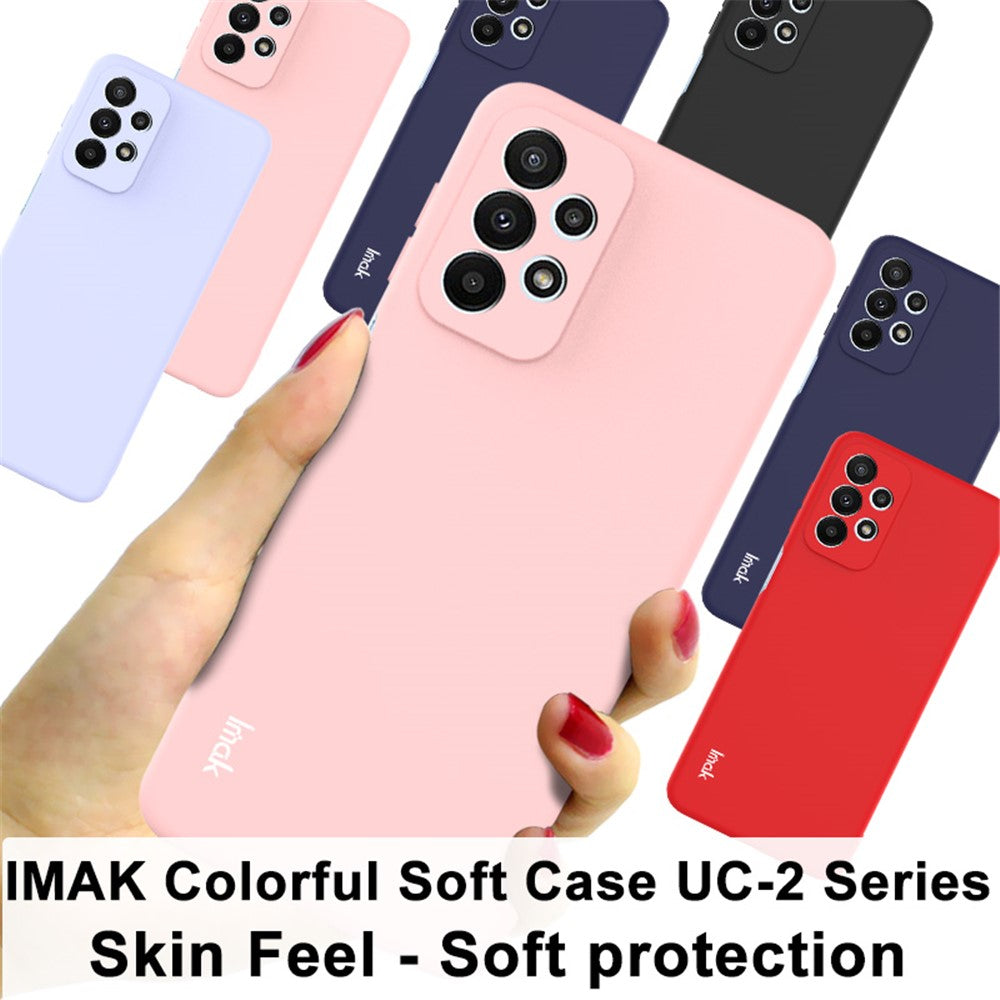IMAK UC-2-serien för Samsung Galaxy A23 5G (Global version) / 4G Skin-touch Enfärgat slitstarkt TPU-mobilskal Skyddande skal