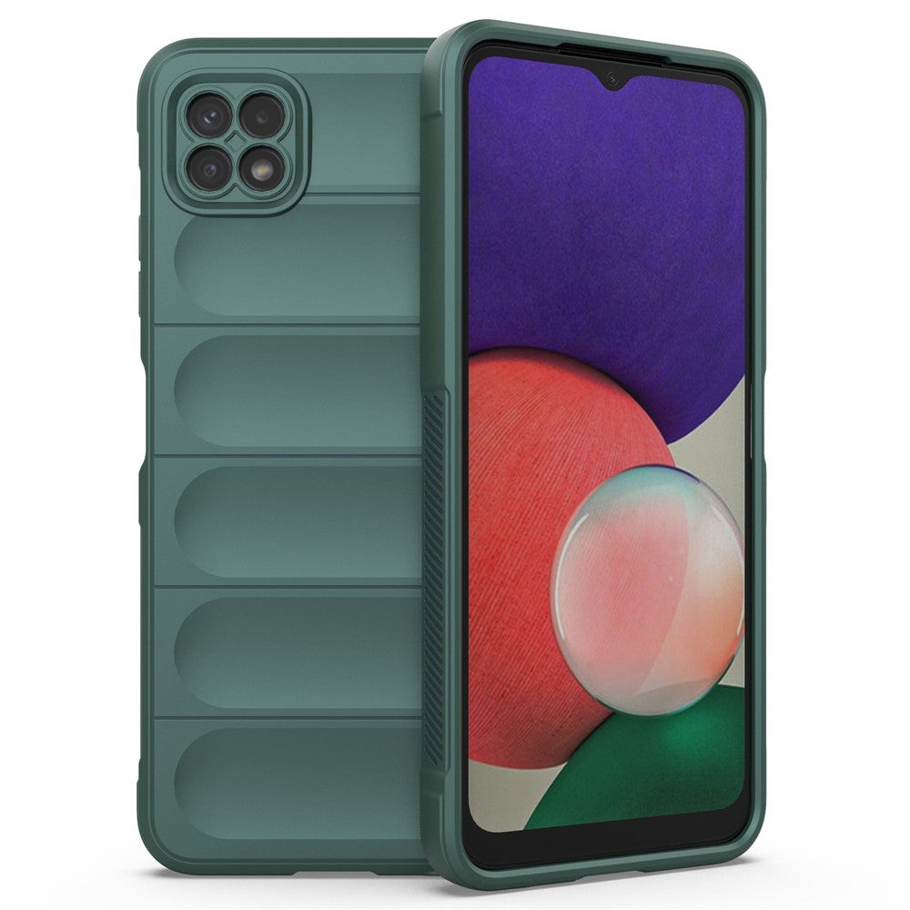 Robust, stødsikkert telefoncover til Samsung Galaxy A22 5G (EU-version), blødt TPU anti-fald beskyttelsescover