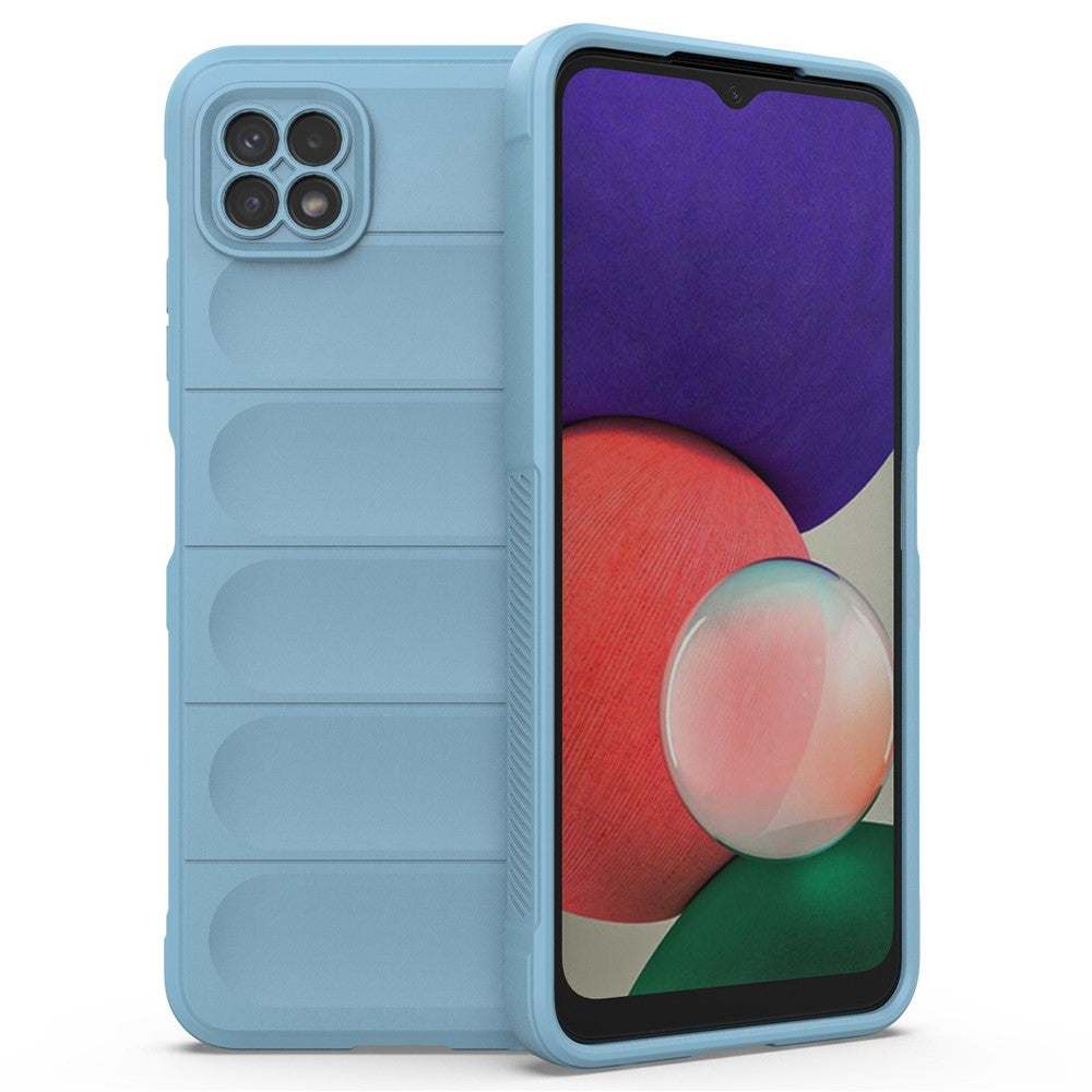 Robust, stødsikkert telefoncover til Samsung Galaxy A22 5G (EU-version), blødt TPU anti-fald beskyttelsescover