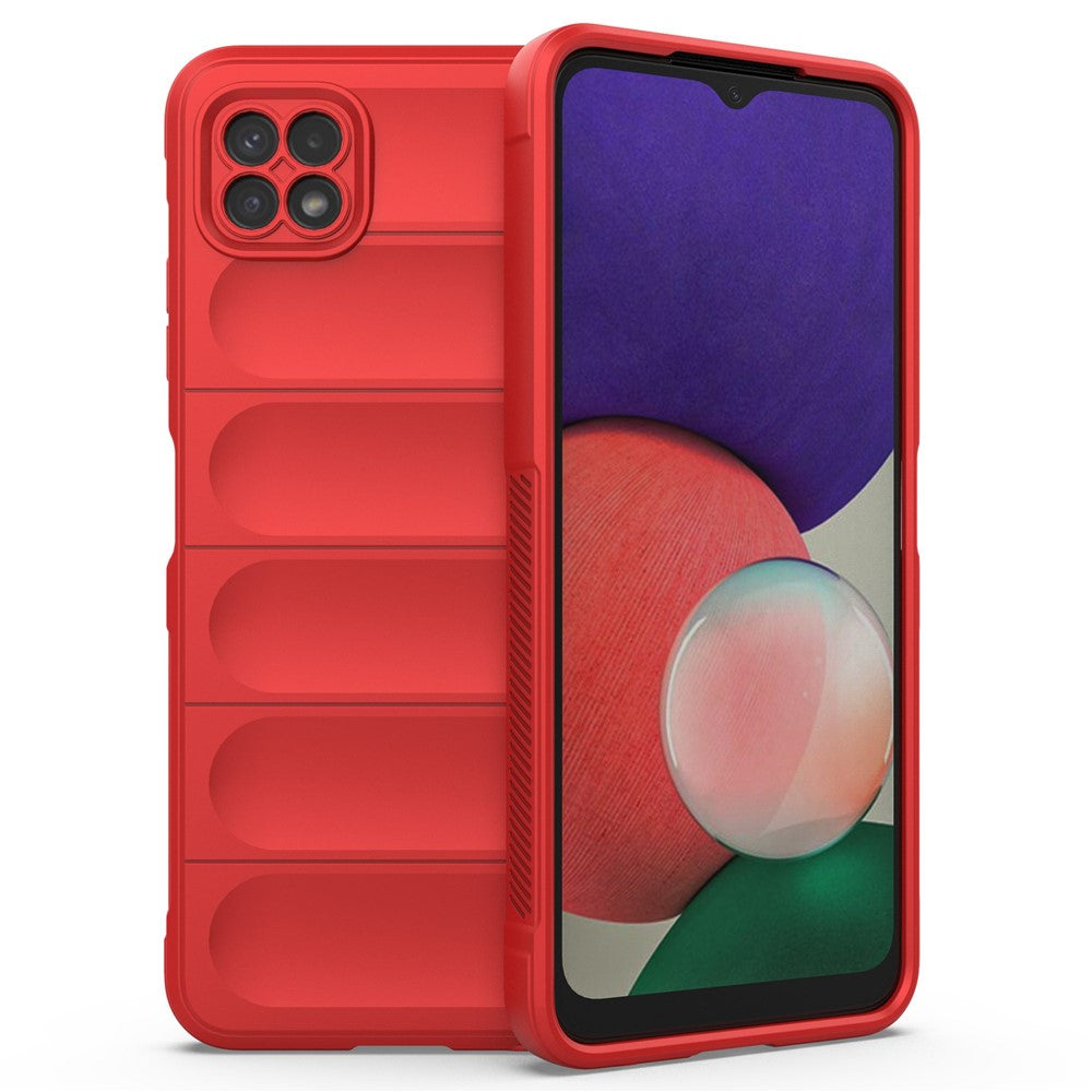 Robust, stødsikkert telefoncover til Samsung Galaxy A22 5G (EU-version), blødt TPU anti-fald beskyttelsescover
