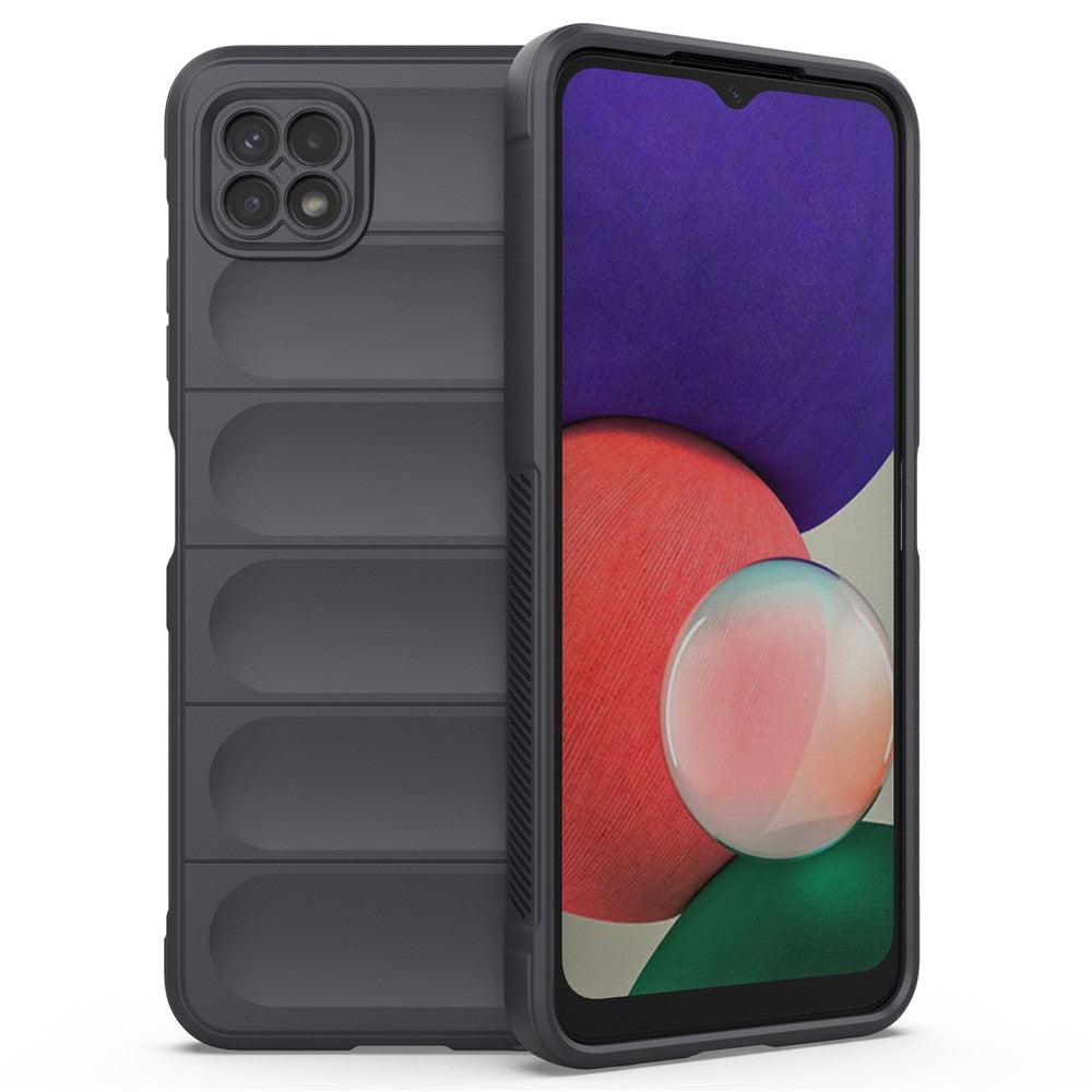 Robust, stødsikkert telefoncover til Samsung Galaxy A22 5G (EU-version), blødt TPU anti-fald beskyttelsescover