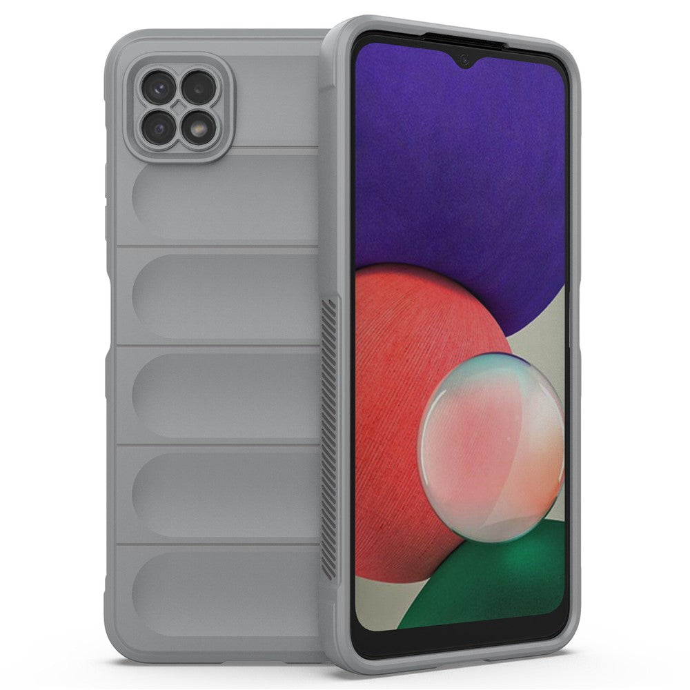 Robust, stødsikkert telefoncover til Samsung Galaxy A22 5G (EU-version), blødt TPU anti-fald beskyttelsescover