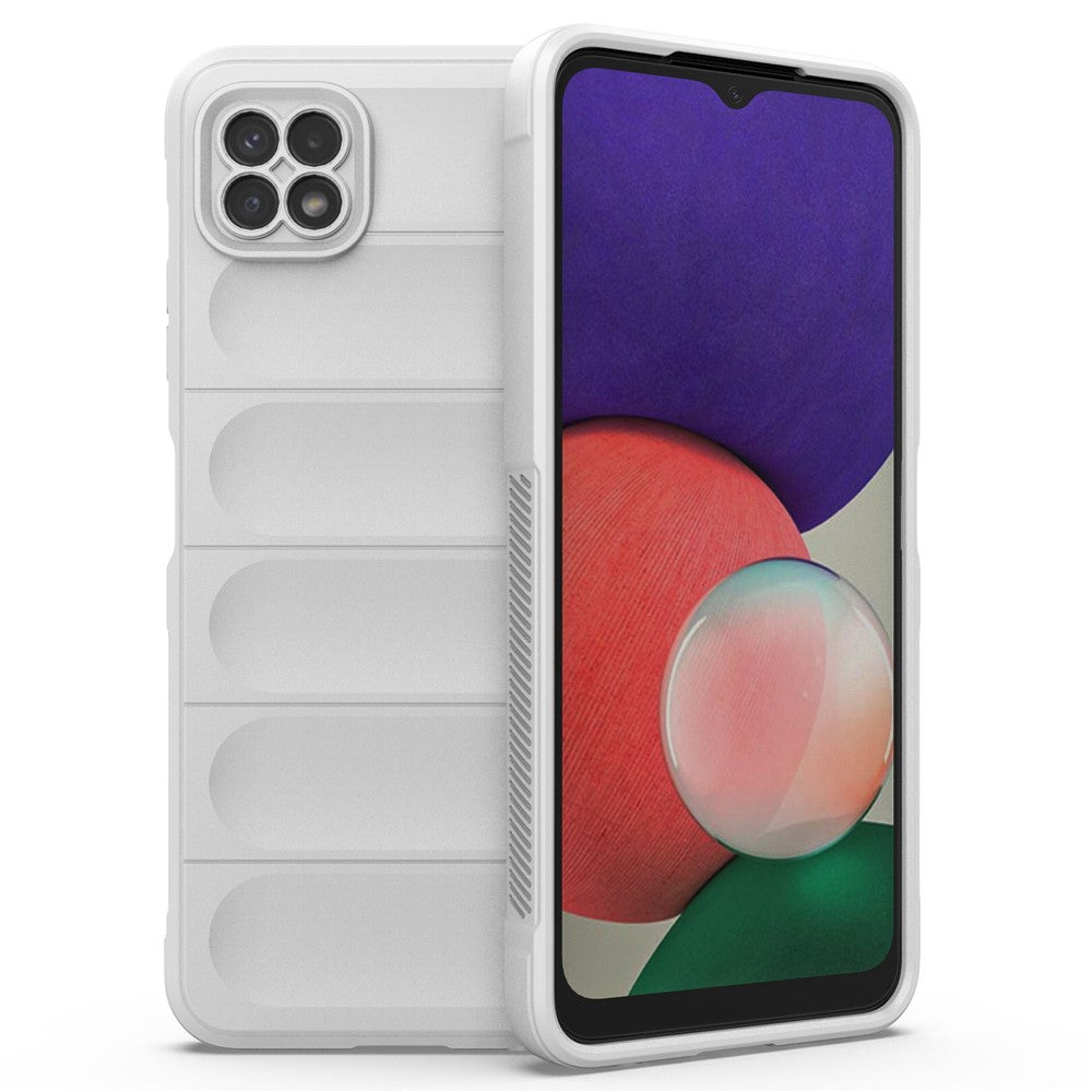 Robust, stødsikkert telefoncover til Samsung Galaxy A22 5G (EU-version), blødt TPU anti-fald beskyttelsescover