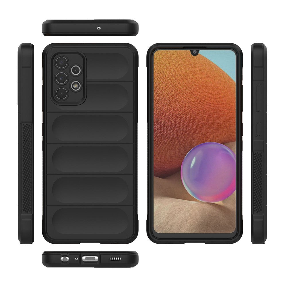 For Samsung Galaxy A32 4G (EU Version) Rugged TPU Case Drop-proof Precise Cutout Phone Protective Cover