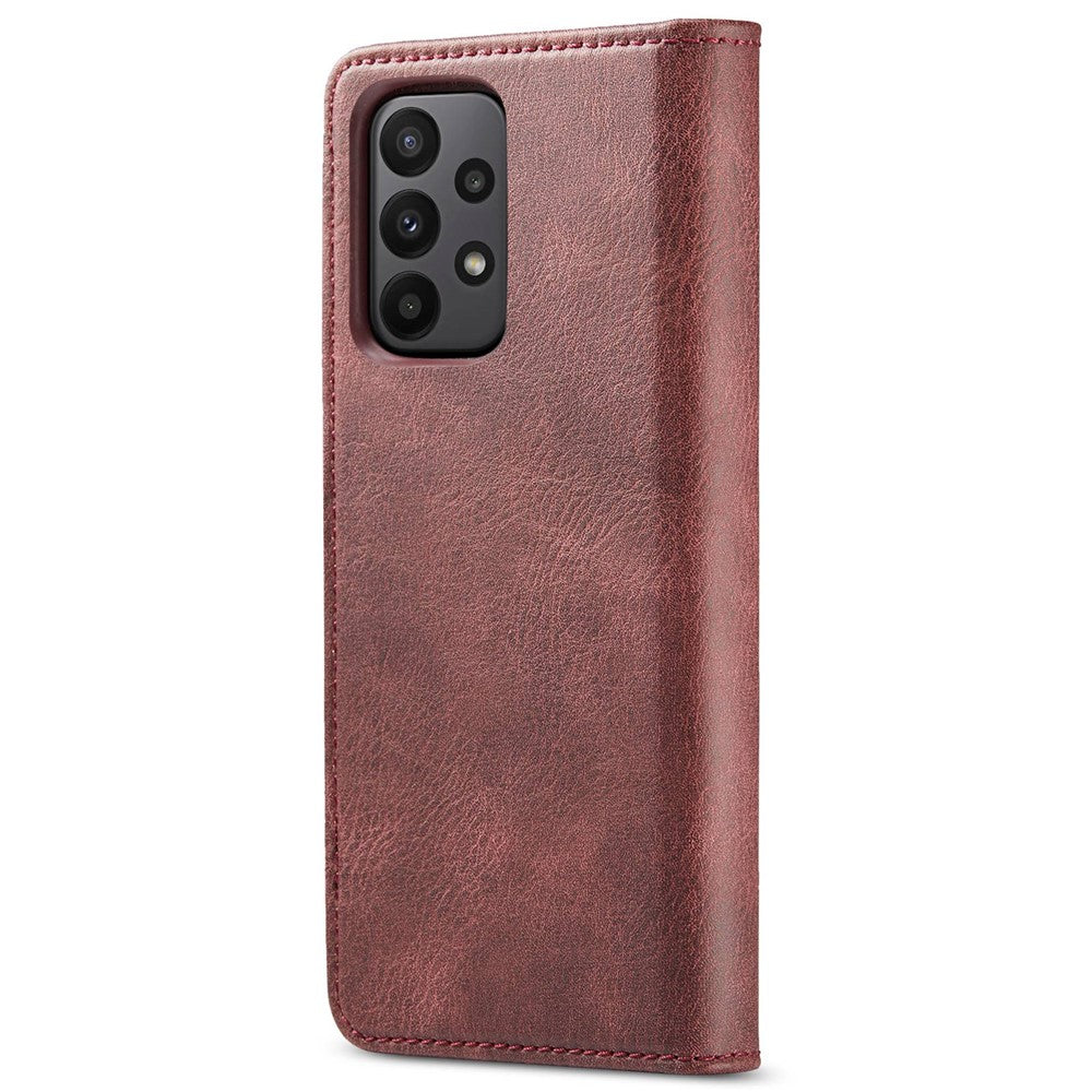 DG.MING for Samsung Galaxy A23 5G (Global Version) / 4G Split Leather Stand Folio Cover Magnetic Closure Detachable 2-in-1 Flip Wallet Case