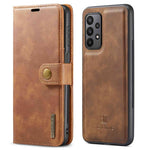 DG.MING for Samsung Galaxy A23 5G (Global Version) / 4G Split Leather Stand Folio Cover Magnetic Closure Detachable 2-in-1 Flip Wallet Case