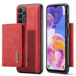DG.MING M1 Series for Samsung Galaxy A23 5G (Global Version) / 4G Detachable 2-in-1 Wallet Style Wear-resistant Support Wireless Charging Cell Phone Case