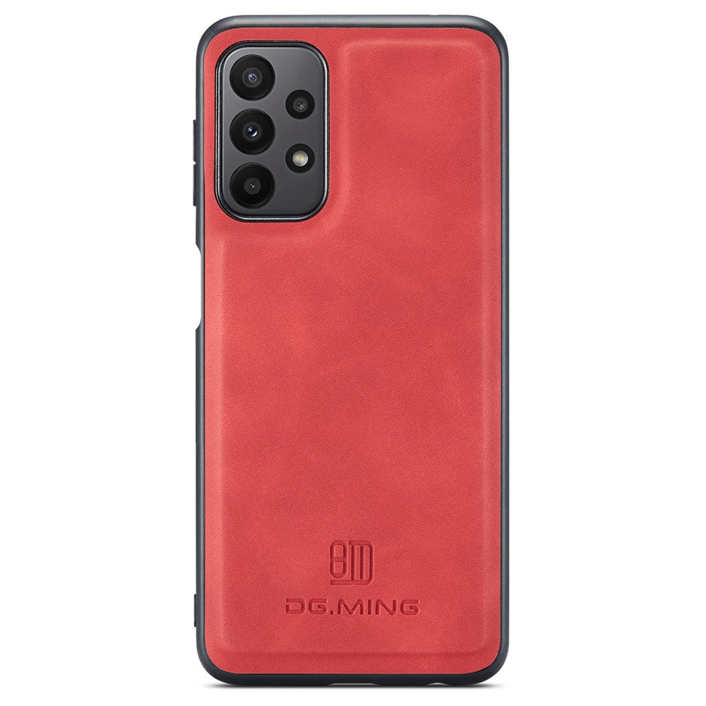 DG.MING M1 Series for Samsung Galaxy A23 5G (Global Version) / 4G Detachable 2-in-1 Wallet Style Wear-resistant Support Wireless Charging Cell Phone Case