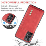 DG.MING M1 Series for Samsung Galaxy A23 5G (Global Version) / 4G Detachable 2-in-1 Wallet Style Wear-resistant Support Wireless Charging Cell Phone Case