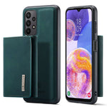 DG.MING M1 Series for Samsung Galaxy A23 5G (Global Version) / 4G Detachable 2-in-1 Wallet Style Wear-resistant Support Wireless Charging Cell Phone Case