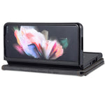 AZNS For Samsung Galaxy Z Fold4 5G PU Leather Wallet Case Magnetic Closure Stand Flip Protective Phone Cover