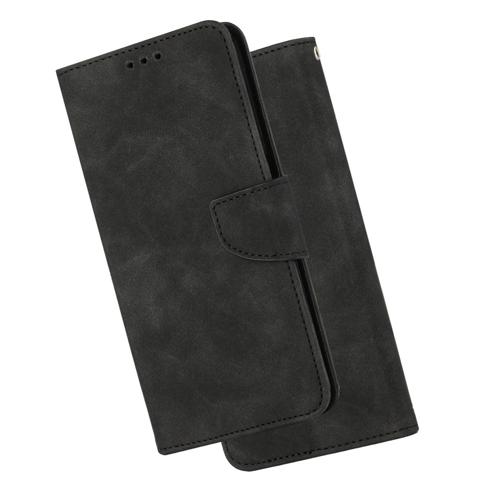 For Samsung Galaxy A52 4G/5G/A52s 5G Good Protection Magnetic Clasp PU Leather Case Solid Color Wallet Stand Anti-scratch Phone Cover