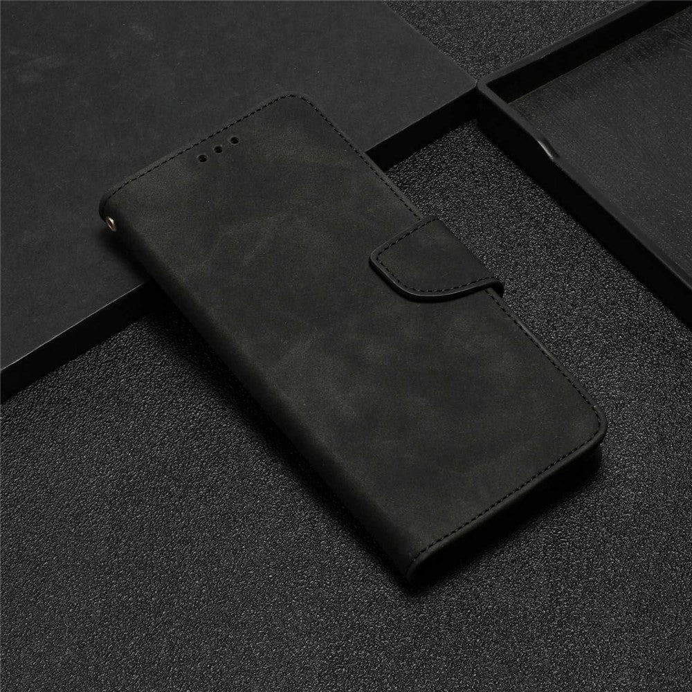 For Samsung Galaxy A52 4G/5G/A52s 5G Good Protection Magnetic Clasp PU Leather Case Solid Color Wallet Stand Anti-scratch Phone Cover