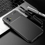 Til Samsung Galaxy Xcover 6 Pro 5G cover – kulfibertekstur, ridsefast, blød TPU, stødsikker bagskal