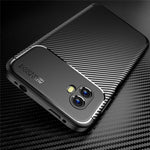 Til Samsung Galaxy Xcover 6 Pro 5G cover – kulfibertekstur, ridsefast, blød TPU, stødsikker bagskal