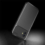 Til Samsung Galaxy Xcover 6 Pro 5G cover – kulfibertekstur, ridsefast, blød TPU, stødsikker bagskal