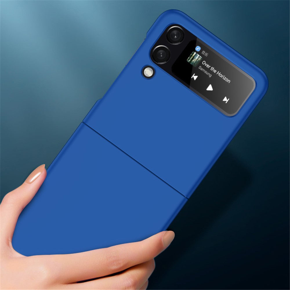 For Samsung Galaxy Z Flip4 5G Skin-touch Feeling Hard PC Anti-scratch Stylish Mobile Phone Case Cover