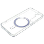 For Samsung Galaxy S22+ 5G Hard Acrylic Soft TPU Scratch-Proof Phone Case Clear Magnetic Cover