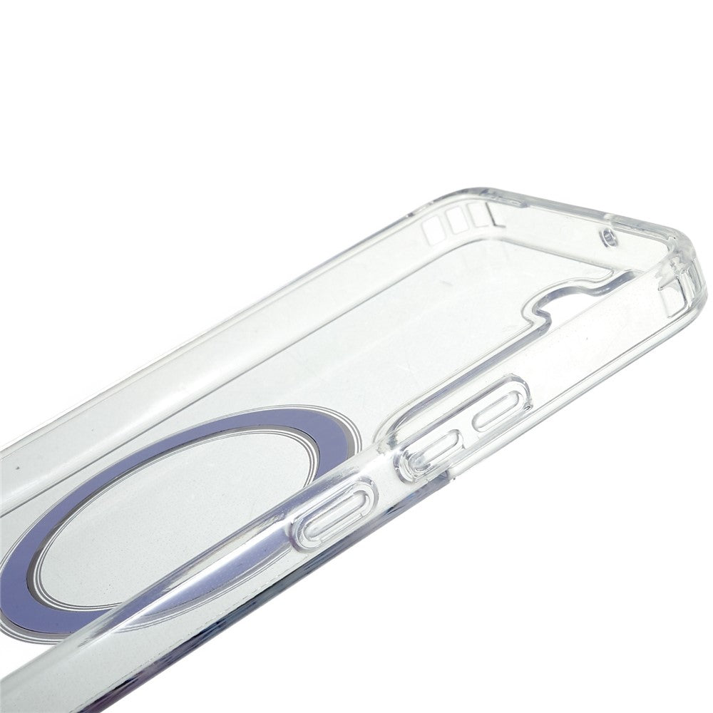 Samsung Galaxy S22+ 5G-cover i hård akryl og blød TPU, ridsefast, gennemsigtigt magnetcover