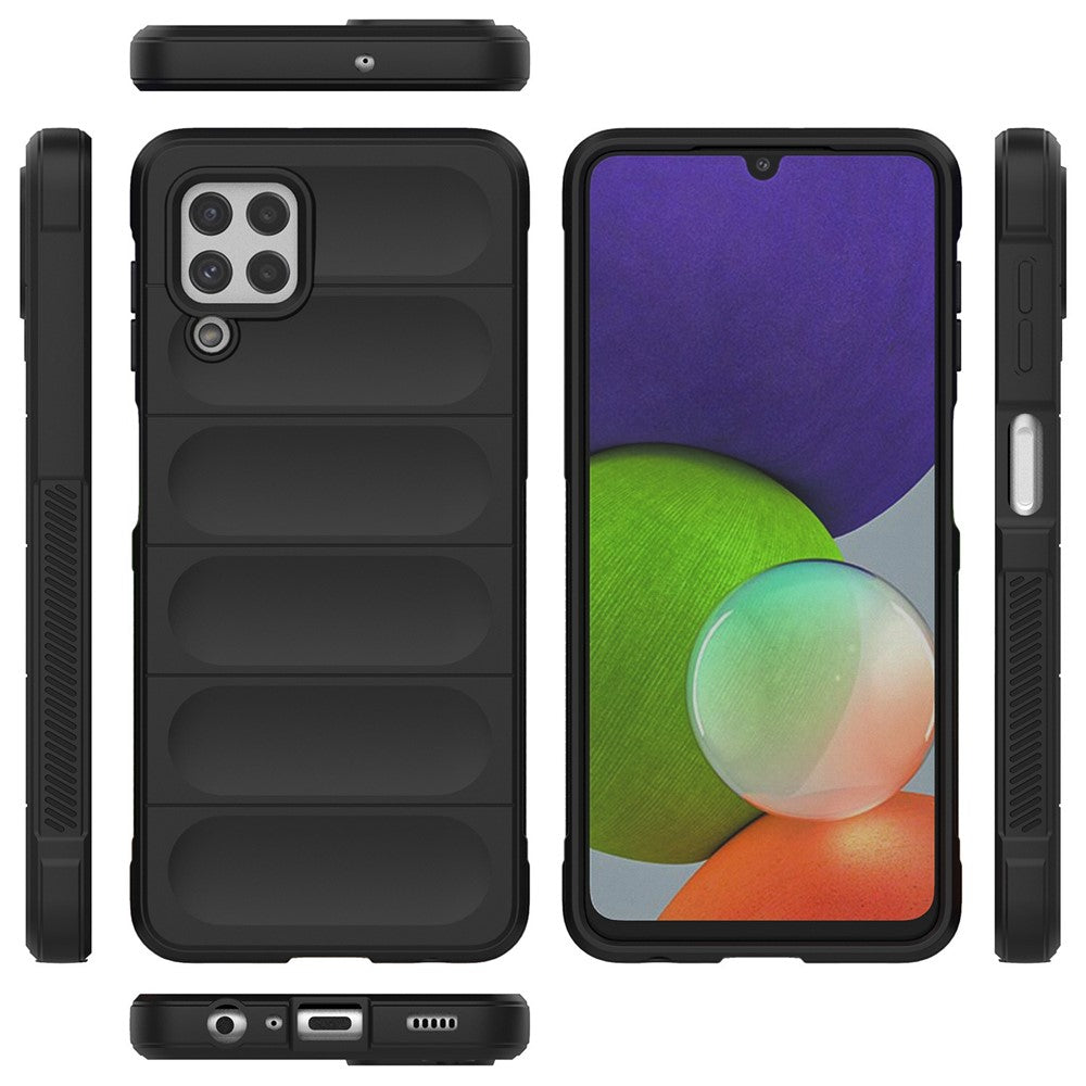 For Samsung Galaxy A22 4G (EU Version) Anti-drop Soft TPU Phone Case with Comfortable Hand Feeling Mobile Phone Protective Cover
