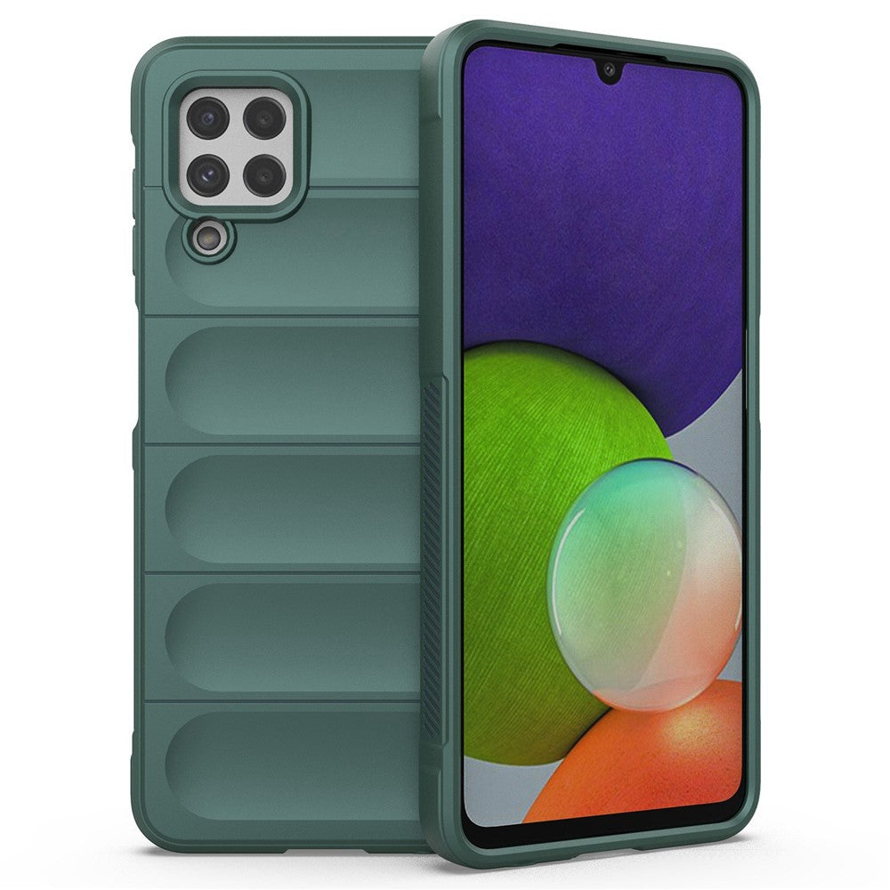 For Samsung Galaxy A22 4G (EU Version) Anti-drop Soft TPU Phone Case with Comfortable Hand Feeling Mobile Phone Protective Cover