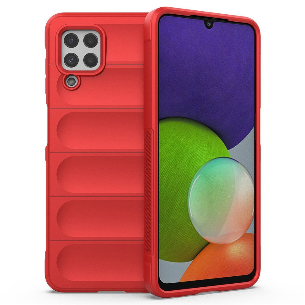 For Samsung Galaxy A22 4G (EU Version) Anti-drop Soft TPU Phone Case with Comfortable Hand Feeling Mobile Phone Protective Cover