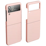 Til Samsung Galaxy Z Flip4 5G Ultratyndt foldbart PC-telefoncover Gummiagtig finish, Faldbeskyttende cover