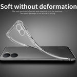 MOFI For Honor Play 40 Plus 5G Transparent Phone Case Scratch-resistant Flexible TPU Protective Cover