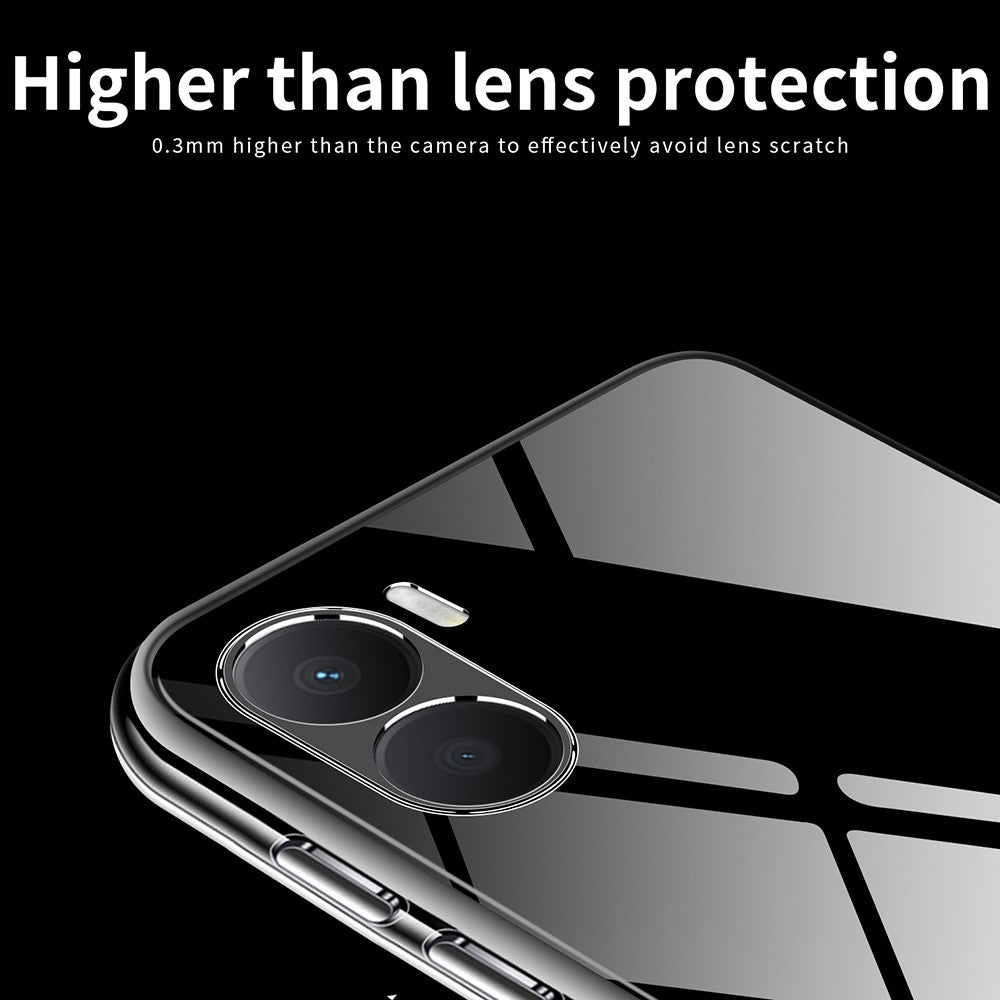 MOFI For Honor Play 40 Plus 5G Transparent Phone Case Scratch-resistant Flexible TPU Protective Cover