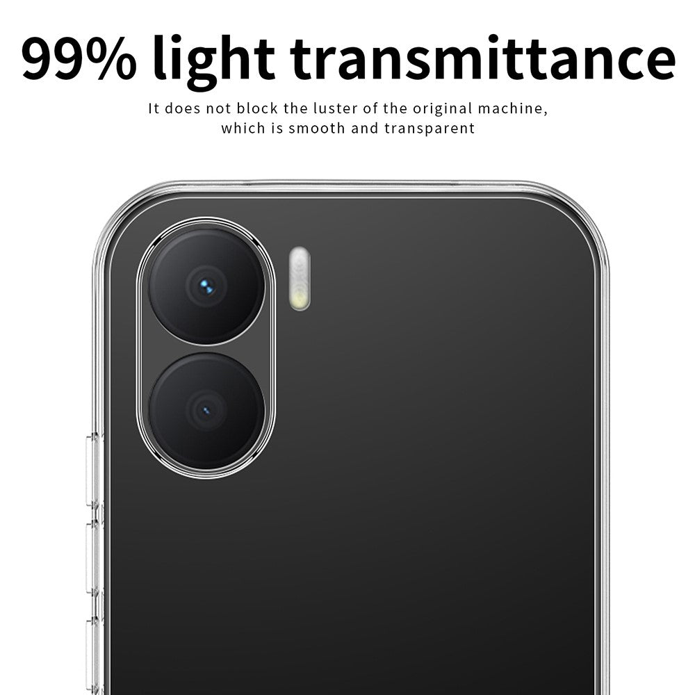 MOFI For Honor Play 40 Plus 5G Transparent Phone Case Scratch-resistant Flexible TPU Protective Cover