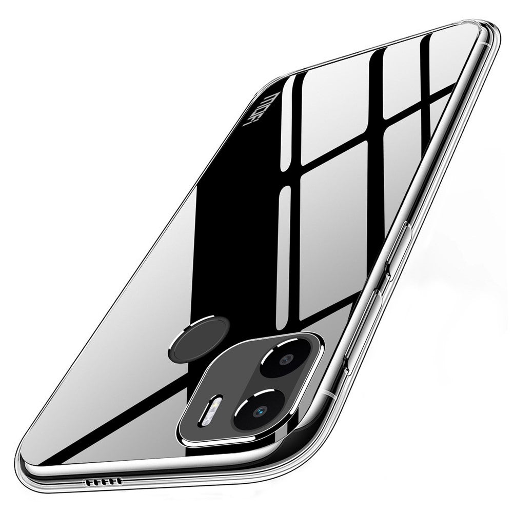 MOFI Back Shell for Xiaomi Redmi A1+ 4G / A2+ 4G / Poco C50 4G , Transparent Phone Case Anti-collision TPU Protective Cover