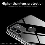 MOFI Back Shell for Xiaomi Redmi A1+ 4G / A2+ 4G / Poco C50 4G , Transparent Phone Case Anti-collision TPU Protective Cover