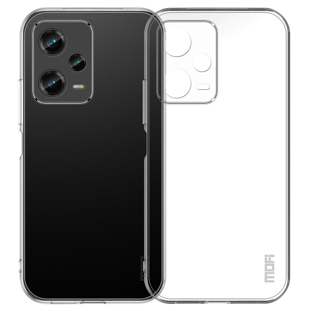 MOFI Back Shell for Xiaomi Redmi Note 12 Pro 5G , Scratch Resistant Transparent Phone Case TPU Protective Cover