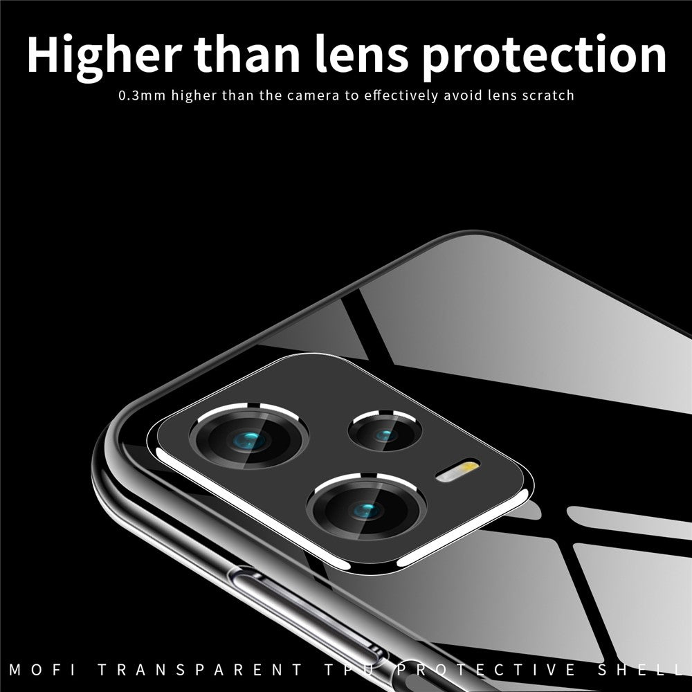 MOFI Back Shell for Xiaomi Redmi Note 12 Pro 5G , Scratch Resistant Transparent Phone Case TPU Protective Cover