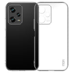 MOFI Back Shell for Xiaomi Redmi Note 12 Pro+ 5G Transparent Phone Case Anti-fall TPU Protective Cover