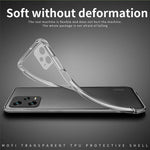MOFI Back Shell for Xiaomi Redmi Note 12 Pro+ 5G Transparent Phone Case Anti-fall TPU Protective Cover