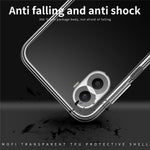 MOFI Back Shell for Huawei nova 10 SE 4G, Transparent Phone Case Scratch-resistant TPU Protective Cover