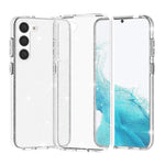 For Samsung Galaxy S23+ Anti-fall Glittery Powder Soft TPU + Hard PC Phone Case Protective Back Cover