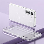 For Samsung Galaxy S23+ Anti-fall Glittery Powder Soft TPU + Hard PC Phone Case Protective Back Cover