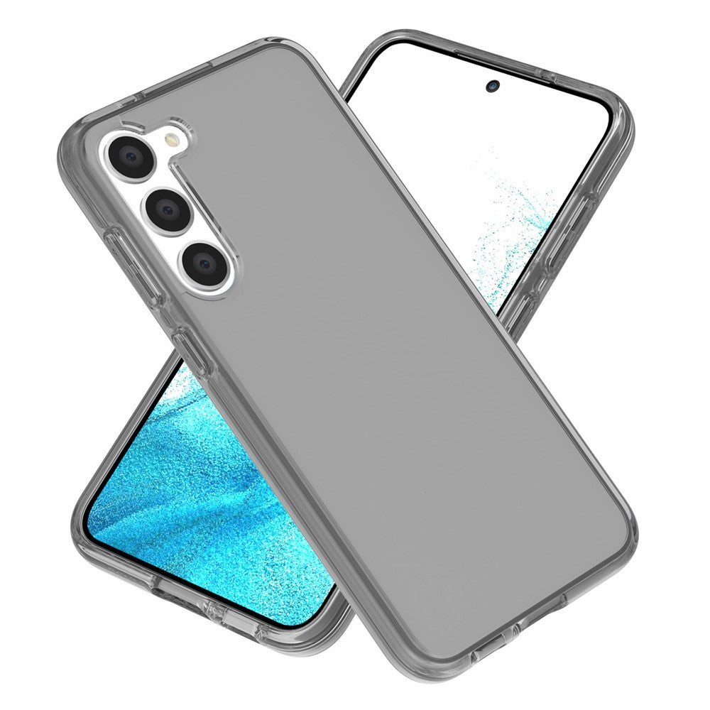 For Samsung Galaxy S23+ Transparent Phone Case Anti-Scratch TPU + PC Protective Phone Back Cover